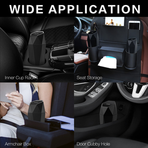 Mini poubelle de voiture avec couvercle, organiseur de voiture en ABS, rangement de déchets, mini poubelle portable en forme de diamant pour SUV, camion, OEM, ODM - Product Image 5