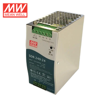 Alimentation à découpage Mean Well SDR-240 Series 240W avec boîtier en maille métallique, tensions de sortie simples 24V/48V