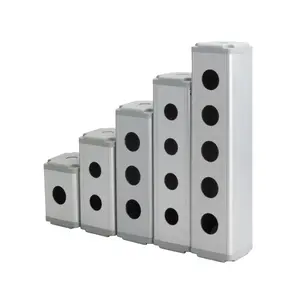 Lvbo Aluminium Knop Doos 12/16/19/22Mm Metalen Waterdichte Controle Noodstop Schakelkast