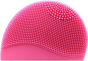 Silicone <b>Washing</b> <b>Brush</b> With Curved Handle ,Gentle Facial Cleansing Tool for Deep Pore Cleaning Bath - Product Image 4