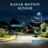 L'éclairage solaire Offre Spéciale Ip67 imperméabilisent le parking extérieur 400w 500w 800w 1000w intégré tout en un a mené le réverbère solaire