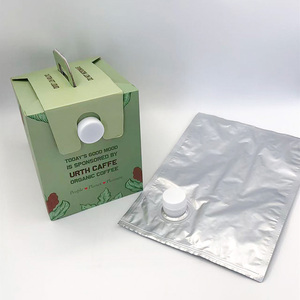 1L Aluminum Food Grade Packaging Durable Reclosable Odorless Pouch Valve <b>Coffee</b> Wine Whisky Vodka Juice Beer Gravure <b>Printing</b> - Product Image 5