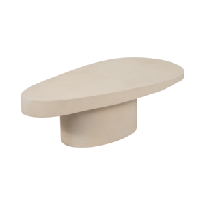 Tavolino da Caffè Ovale Minimalista in Legno di Mango, Arredamento Moderno per Soggiorno, Uso Interno ed Esterno - Product Image 2