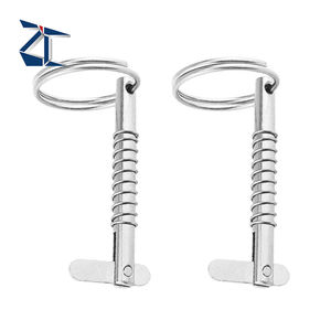 Goupille de verrouillage à ressort d'anneau de dégagement rapide d'acier inoxydable d'approvisionnement d'usine pour le matériel antirouille de bateau de pont supérieur de Bimini de bateau - Product Image 1
