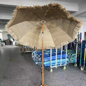 1.6 à 3m <span class=keywords><strong>parasol</strong></span> de jardin <span class=keywords><strong>parasol</strong></span> de style hawaïen <span class=keywords><strong>parasol</strong></span> de plage pliable avec paille <span class=keywords><strong>raphia</strong></span> herbe extérieure - Product Image 1