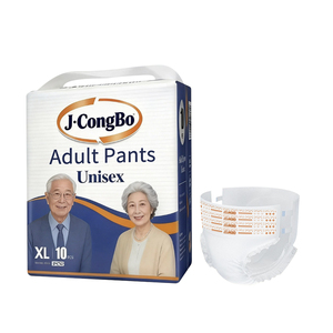 J.CongBo Couches jetables de haute qualité pour adultes, hommes et femmes âgés, avec protection anti-fuites 3D en tissu non tissé - Product Image 2
