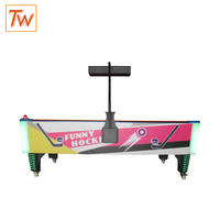 TOPWAY jeu amusant pliant Hot Flash ventilateur intérieur électronique électrique bureau Billard Et Table De Air Hockey