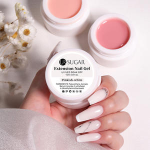 Qianya Professional Boxed Crystal Extension Gel -15ml Formes d'ongles à réglage rapide avec modèle en papier pour Salon & DIY Bulk Wholesale - Product Image 6