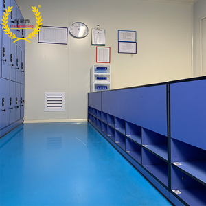 Armario de Almacenamiento Decorativo Moderno e Impermeable de Tablero Fenólico para Gimnasios, Oficinas, Aeropuertos, Vestuarios, Villas, 2 Armarios Compactos - Product Image 3