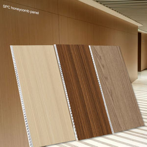 Panel <span class=keywords><strong>de</strong></span> Nido <span class=keywords><strong>de</strong></span> Abeja <span class=keywords><strong>de</strong></span> Aluminio SPC Ligero e Impermeable, Panel <span class=keywords><strong>de</strong></span> Pared con Acabado <span class=keywords><strong>de</strong></span> Madera Resistente al Fuego A2 para Decoración <span class=keywords><strong>de</strong></span> Baños y Cocinas - Product Image 1