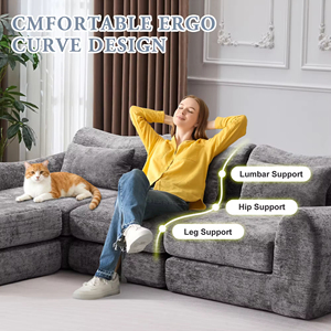 Sofá Cama Modular Multifuncional Sin Estructura de Madera, Sin Necesidad de Ensamblaje - Product Image 4
