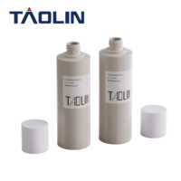 Contenants de luxe Taolin Pack en PETG pour soins de la peau avec injection de couleur et étiquetage + couvercles/capsules assortis en PP, ensemble de soins de la peau OEM