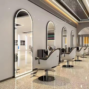 กระจกสัมผัสหน้าจอเรืองแสง ทนทาน สำหรับร้านตัดผม ห้างสรรพสินค้า และเฟอร์นิเจอร์ร้านเสริมสวยทันสมัย พร้อมวัสดุกระจก รุ่น Daomeng c - Product Image 6