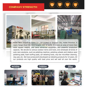 Tapis de polissage pour voiture en laine, 4 pièces, 3 pouces, 80mm, double <span class=keywords><strong>Action</strong></span>, épais, moyen et léger, set de 3 - Product Image 2