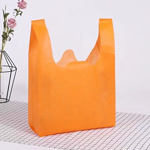 Multicolor Customized D W U Cut Foldable Reusable Non Woven T-shirt Bag for Shopping <b>Packing</b> - Product Image 6