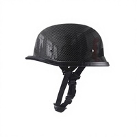 [Personnalisé] Casque de moto demi-coque rétro transfrontalier de style allemand, protection solaire, inspiré de la Seconde Guerre mondiale, pour adulte, tailles variées