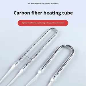 Инфракрасные нагревательные трубки из кварцевого стекла с углеродным волокном на заказ от производителя Yaolong - Product Image 5