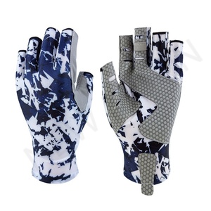 Gants de pêche Luya pour hommes, personnalisés, résistants à l'usure et antidérapants, demi-doigts, respirants, pour la pêche en mer et les activités de plein air - Product Image 2