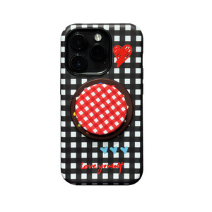 เคสโทรศัพท์ลายหมากรุ<span class=keywords><strong>ก</strong></span>สำหรับ iPhone 17 PRO MAX flim Love Heart พร้อมขาตั้งแม่เหล็<span class=keywords><strong>ก</strong></span>สำหรับ iPhone 16 15 PLUS 14 13 12 MINI 11 - Product Image 5