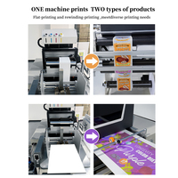 Vente d'usine Kelier machine d'impression automatique d'étiquettes en papier numérique rouleau à rouleau imprimante à passe unique pour l'impression de logos colorés