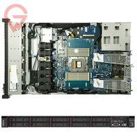 Serveur rack ThinkSystem SR635 V3 1U, processeur AMD 4e génération 128 cœurs, 12 DDR5 3 To 6400 MHz SATA pour la virtualisation de centre de données Lenovo