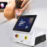 Laser professionnel médical de diode ORL de 2025 980nm 1470nm pour le dispositif chirurgical médical de traitement de gorge de nez d'oreille