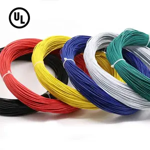 Accesorios de iluminación flexibles con aislamiento de PVC certificado UL Cable 16Awg 18Awg 20Awg 22Awg 24Awg UL1007 Cable para electrodomésticos