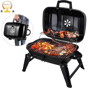 High quality Barbecue Mini Charcoal Grill Portable Folding BBQ Grill Outdoor