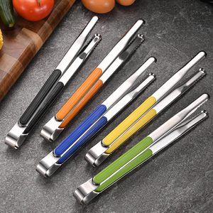 Colorful Korean BBQ <b>Tongs</b> - Long Stainless Steel <b>Serving</b> <b>Tongs</b> for Buffet & Salad - Product Image 6