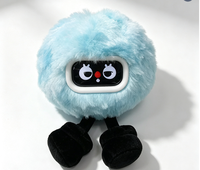 Peluche IA TUYA à expressions changeantes, peluche IA portable pour chat, peluche sensorielle pour enfants, jouet IA mignon, robot IA rond et pelucheux