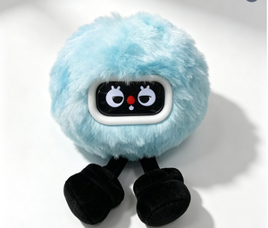 Jouet en peluche parlant pour animaux de compagnie, jouet en peluche interactif IA, poupée en peluche avec écran facial, compagnon IA mignon et moelleux, jouet intelligent pour enfants - Product Image 4