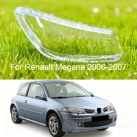 Pour Renault Megane 2006 2007, couvre-phares de voiture, coque de phare, lentille transparente, abat-jour de phare, abat-jour de lampe