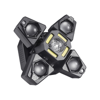 Éclairage QSE 60W RGB LED pour source lumineuse dynamique à 4 bras, 20 canaux DMX512, éclairage de scène disco pour usage international