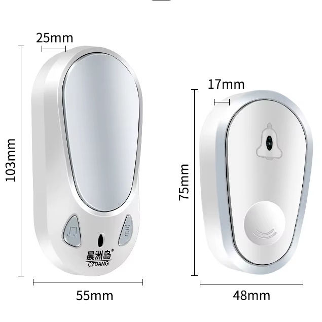 Aismartlink Wireless Door Bell: Long-Range Remote Caller with Loud Sound, Plug-and-Play for Home/ Elderly Use