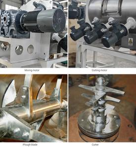 Mélangeur à poudre sèche, mélangeur à cisaillement, mélangeur <span class=keywords><strong>Colter</strong></span>, mélangeur horizontal industriel - Product Image 6