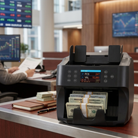 Máquina Contadora de Billetes ST-1330, Contador de Monedas Multidivisa, Detector de Billetes Falsos con UV, MG e IR, Clasificador de Valor