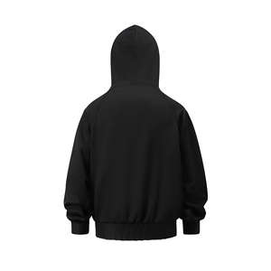 เสื้อฮู้ดแขนยาวมีซิปมีฮู้ดสำหรับผู้ชายและผู้หญิงสินค้าออกใหม่สำหรับฤดูใบไม้ร่วงฤดูหนาว H5528 500 GSM คอตตอนผสม - Product Image 2