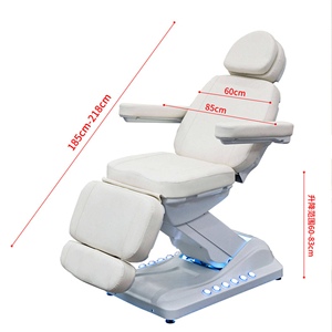 Electric Massage Chair With Built-In Headrest PU Leather Salon Furniture Contemporary Design Metal Frame 3 Motor Commercial Use - Product Image 5