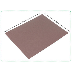 Papel de lija para reparación de guitarra, 280x230mm, grano 600, óxido de aluminio para instrumentos de cuerda, duradero - Product Image 1