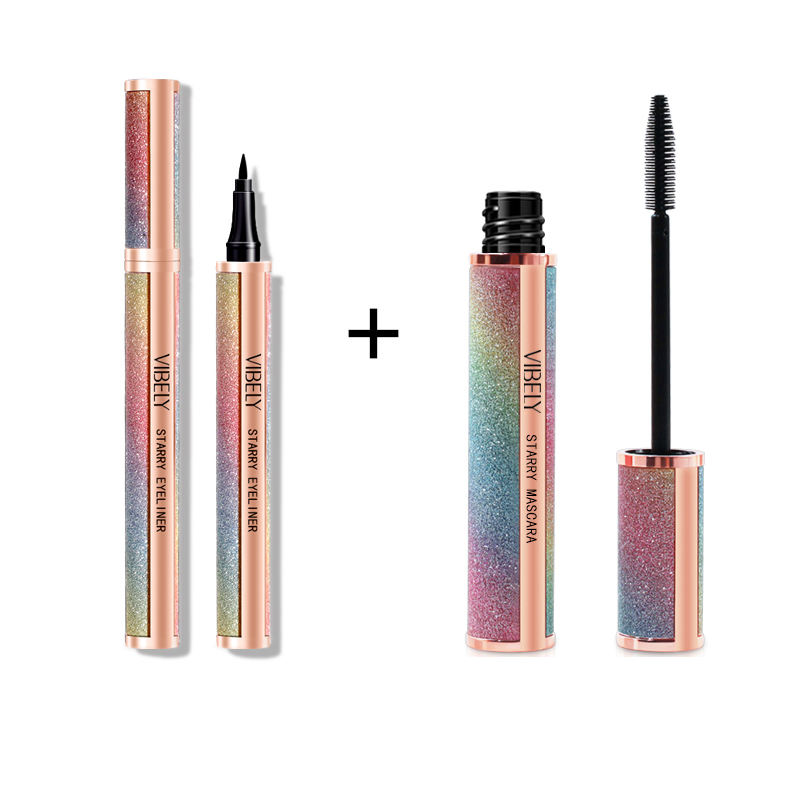 Delineador de ojos y máscara de pestañas