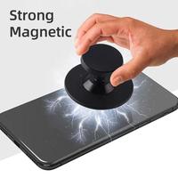 Support de téléphone magnétique double face rotatif à 360 degrés, antidérapant, anti-corrosion, portable pour la maison, la salle de sport, la voiturette de golf