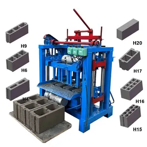 Piccole macchine per la produzione di mattoni di cemento macchine per la fabbricazione di mattoni pressati macchina prezzo indiano