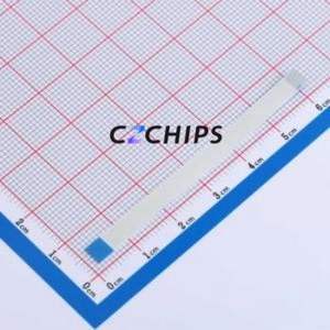 JS05B-08P-060-3-4 FFC Cable (Flexible Flat Cable) P=0.5mm Connector 8P 0.5mm 0.3mm Reverse - Product Image 2