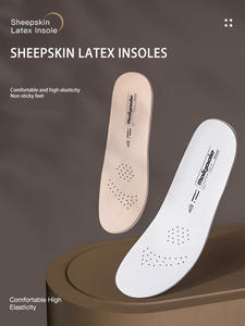 Semelle intérieure en cuir de mouton en latex pour soulager la <span class=keywords><strong>douleur</strong></span> <span class=keywords><strong>anti</strong></span>-odeur et évacuation de la transpiration chaussures de sport en cuir de vachette pour hommes femmes avec <span class=keywords><strong>semelles</strong></span> souples - Product Image 2