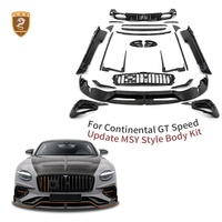 Body Kit Gaya MSY Karbon Kering untuk Bentley Continental GT 2025: Lip Depan, Side Skirt, Diffuser Belakang, Spoiler Wing, Ventilasi Udara, Trim