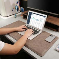 Tapis de souris ergonomique avec support pour le poignet, repose-poignet et tapis de bureau