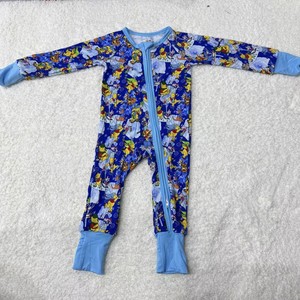 Бамбуковый комбинезон для новорожденных с мультяшными персонажами, пижама из бамбука, готовый к отправке, бамбуковый комбинезон-сюрприз, бамбуковые спальные комбинезоны - Product Image 6