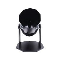 Canon à confettis arc-en-ciel Ya Feng YF-F043 DMX512 1500W 110V/220V avec télécommande, noir, pour événements scéniques