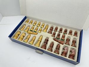 Deluxe kích thước tiêu chuẩn Đức hiệp sĩ đối trọng Bộ cờ vua gấp bàn cờ - Product Image 3