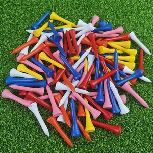 Piquet <span class=keywords><strong>en</strong></span> <span class=keywords><strong>bois</strong></span> de golf vernis transparent siège de balle de golf porte-balle tee de golf échelle de service - Product Image 6